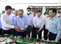 Chủ tịch nước Nguyễn Xuân Phúc thăm một số mô hình kinh tế hợp tác tại Đồng Tháp