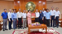 Đoàn công tác Liên minh Hợp tác xã Việt Nam làm việc với tỉnh Bạc Liêu
